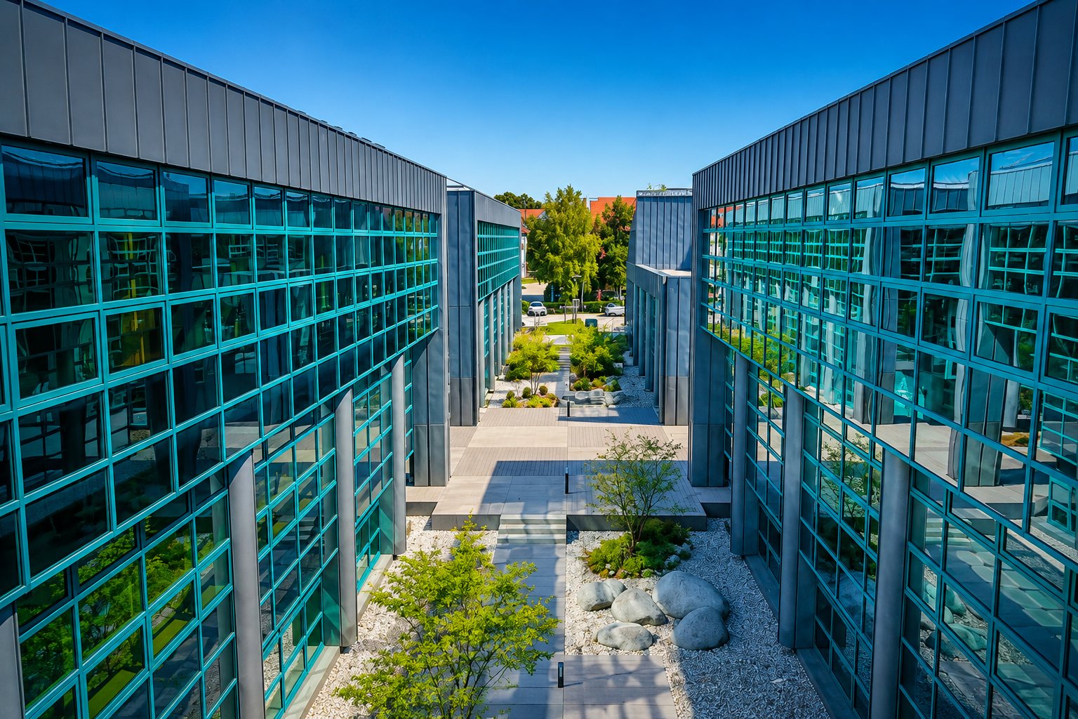 Bürogebäude der InterFace Storage Consulting im Technologiepark Grasbrunn